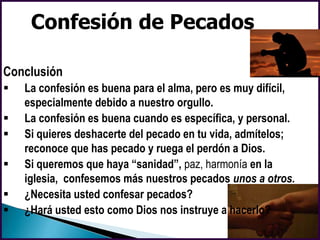 Confesión de pecados | PPTX