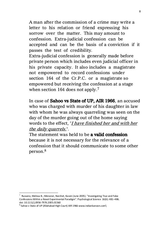 Confession an overview