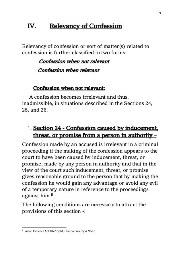 Confession an overview