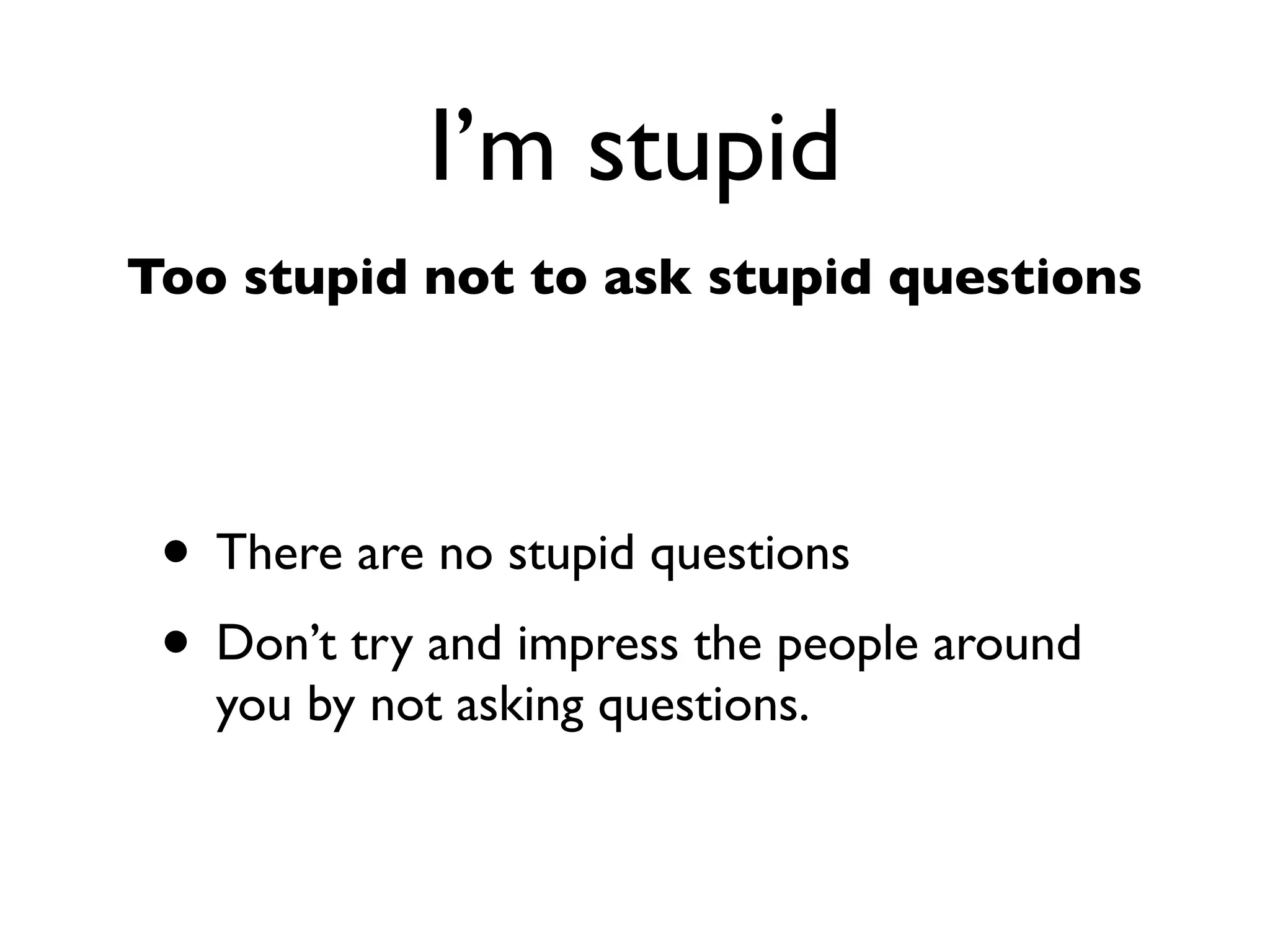 Daniel Greenfeld
                                                                                  @pydanny




                            I’m stupid
           # This sample gleefully taken from
           # https://gist.github.com/973705
                                                     ‘Smart way’
 What      import urllib2
                                                          aka
is this?   gh_url = 'https://api.github.com'
           gh_user= 'user'
           gh_pass = 'pass'
                                                       hard way
           req = urllib2.Request(gh_url)

           password_manager = urllib2.HTTPPasswordMgrWithDefaultRealm()
           password_manager.add_password(None, gh_url, gh_user, gh_pass)

           auth_manager = urllib2.HTTPBasicAuthHandler(password_manager)
           opener = urllib2.build_opener(auth_manager)
 And       urllib2.install_opener(opener)
                                                                    What is an
 this?                                                            install opener?
           handler = urllib2.urlopen(req)

           print handler.getcode()
           print handler.headers.getheader('content-type')        Finally we make
           # ------                                                 the request!
           # 200
           # 'application/json'
 