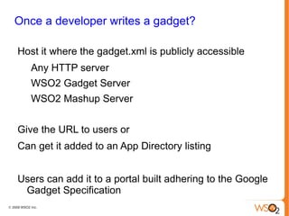 Provide APIs for App developers to use 