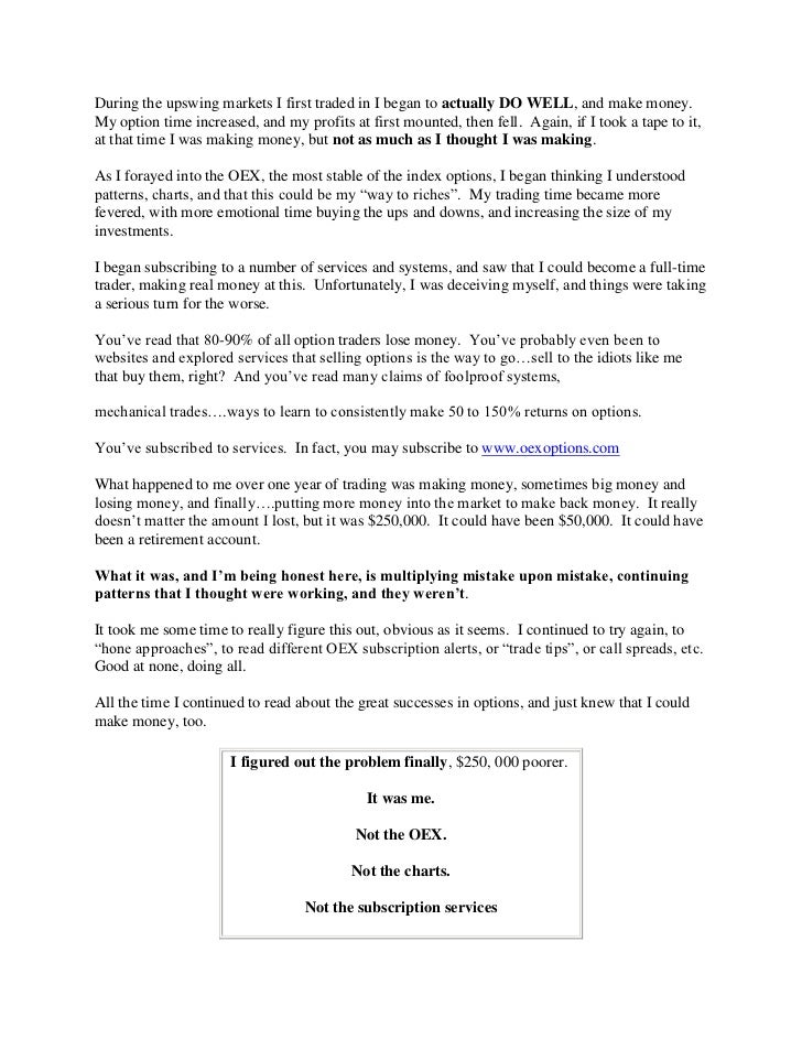Options made easy how to make profits trading in puts and calls pdf