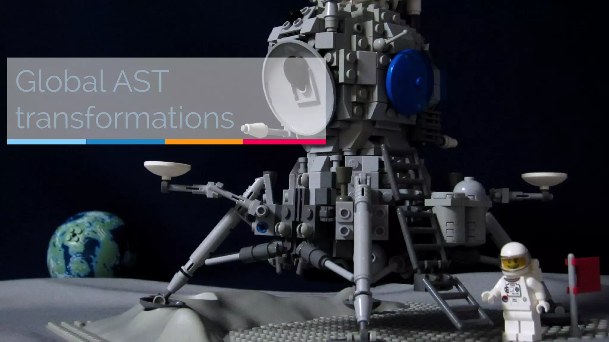 Global AST
transformations
 