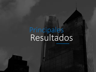 Principales
Resultados
 