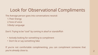 Confidence - How to make good first impressions | PPTX