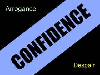 Arrogance
Despair
 