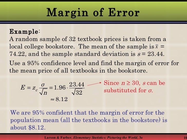 Confidence Intervals