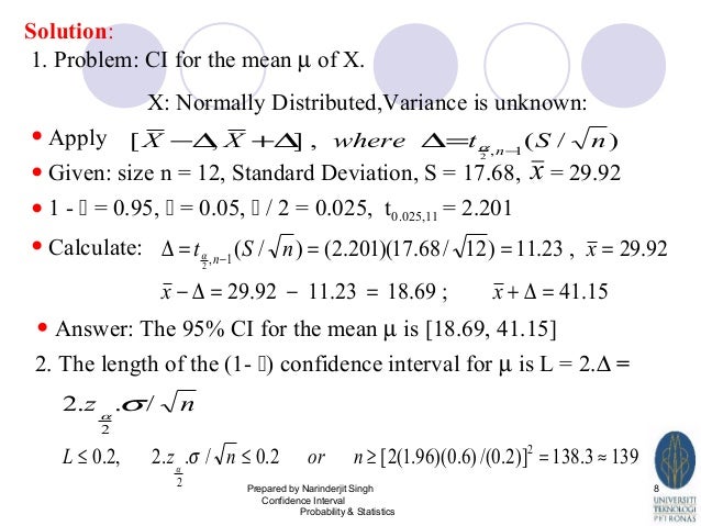 Confidence intervals (probabilty and statistics