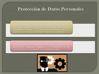 CASOS PRÁCTICOS DE CONFIDENCIALIDAD5 CASO: Comando de Apoyo Administrativo del Ejército / Políticas de Privacidad y condiciones de uso
