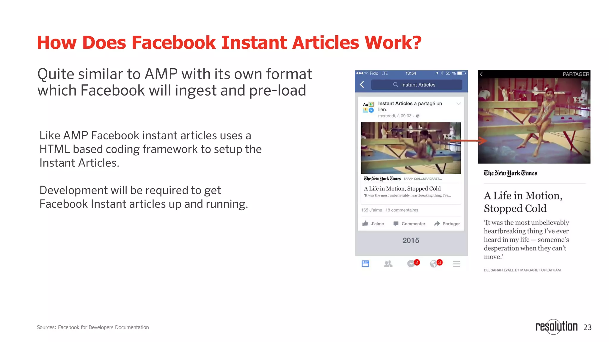 23
How Does Facebook Instant Articles Work?
Sources: Facebook for Developers Documentation
 