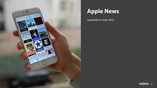 17
Launched in June 2015
 