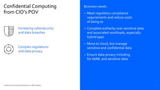 Confidential Computing overview | PPTX