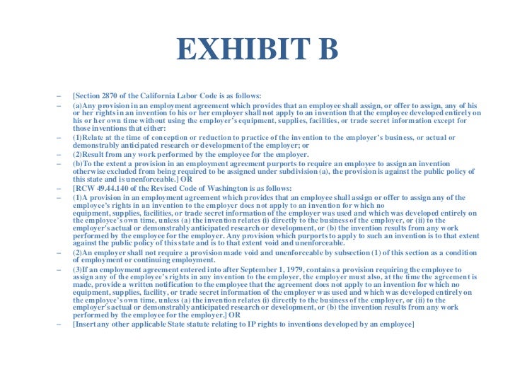 invention assignment agreement