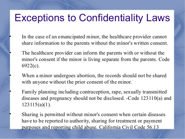 The Importance Of Confidentiality For Children And