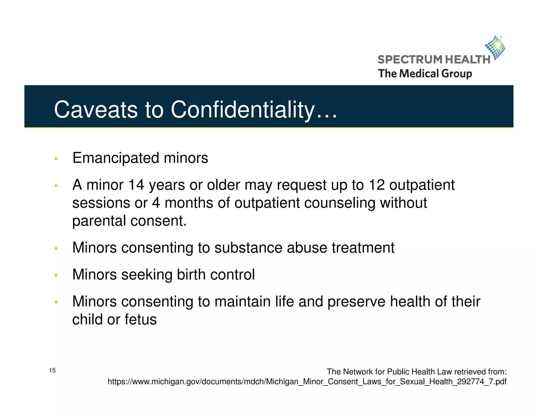 Minor Restrictions Rutgers Confidentiality Considerations and Rapport Building Strategies with ...