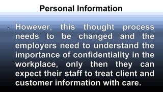 Personal Information
 