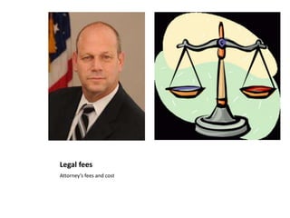 Legal fees
Attorney’s fees and cost
 