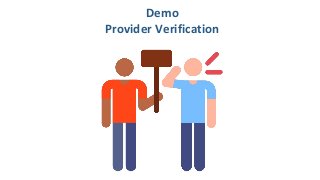 Demo
Provider Verification
 