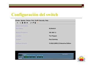 Configuración del switch
 