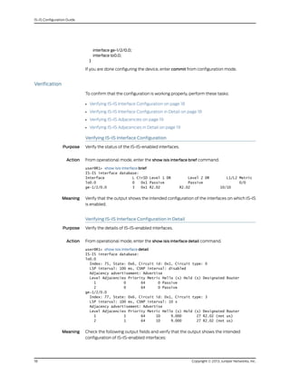 Juniper MX Config guide-routing-is-is | PDF