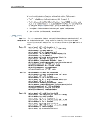 Juniper MX Config guide-routing-is-is | PDF
