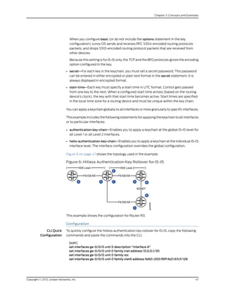 Juniper MX Config guide-routing-is-is | PDF