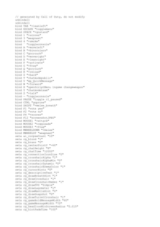 Config File For Cod23 Config mp | TXT