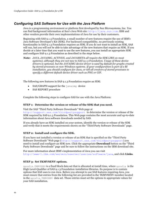 Configuration of sas 9.1.3 | PDF