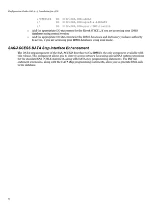 Configuration of sas 9.1.3 | PDF