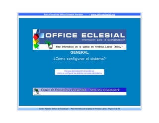 ¿Cómo configurar Office Eclesial?