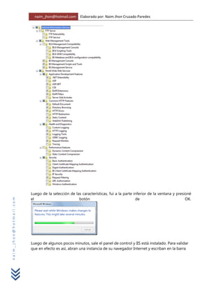 Configuración de IIS en windows 7 y SQL Server 2012 | PDF