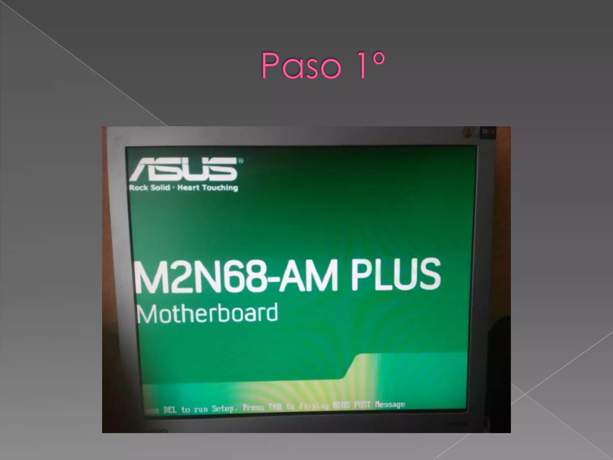 Configuración del boot