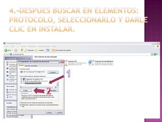 Configuración de protocolo