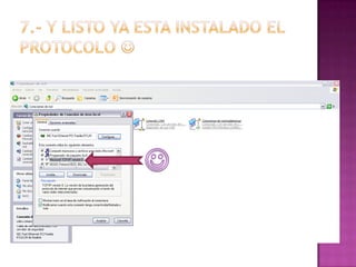 Configuración de protocolo