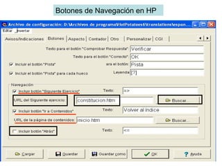 Botones de Navegación en HP
 