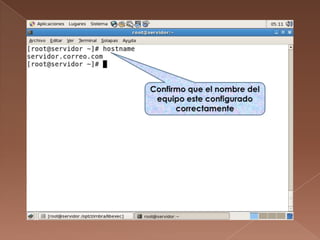 Confirmo que el nombre del equipo este configurado correctamente