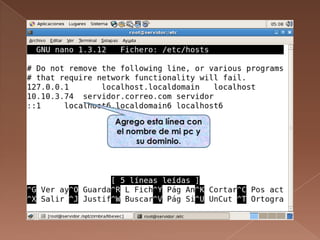 Agrego esta línea con el nombre de mi pc y su dominio.