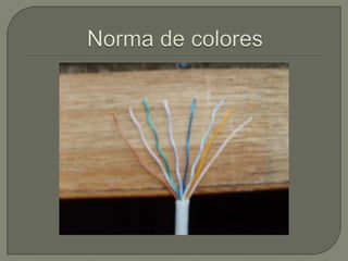 Norma de coloresMarrón Blanco-marrónVerdeBlanco-azulAzulBlanco-verdeNaranjaBlanco-naranja