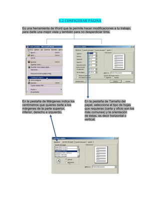 Configuracion de pagina computacion