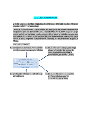 Configuracion de pagina computacion