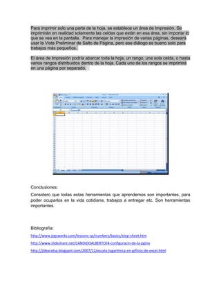Configuracion de pagina computacion