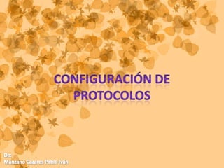 Configuracion de protocolos