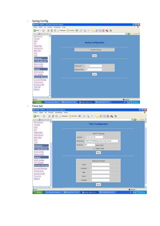 Configuracion telefono ip