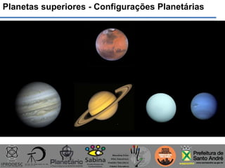Planetas superiores - Configurações Planetárias
 