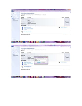 Configurar panel de control