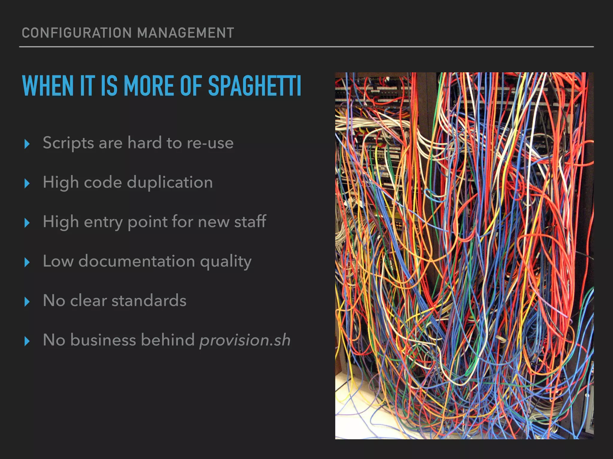 CONFIGURATION
MANAGEMENT
11
 