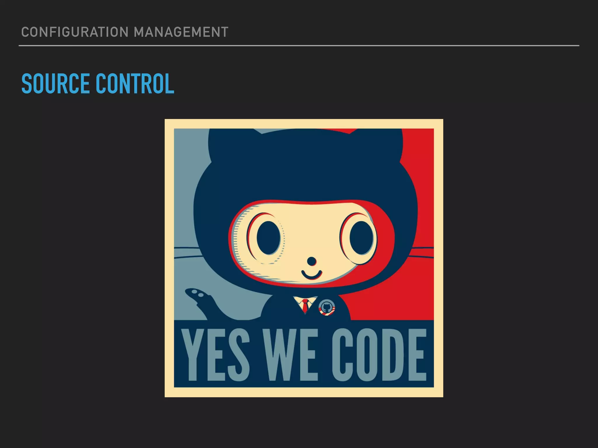 CONFIGURATION MANAGEMENT
NGINX CONFIG EXAMPLE
▸ Install and conﬁgure Nginx
▸ Set up reverse proxy
▸ Conﬁgure root location
20
 