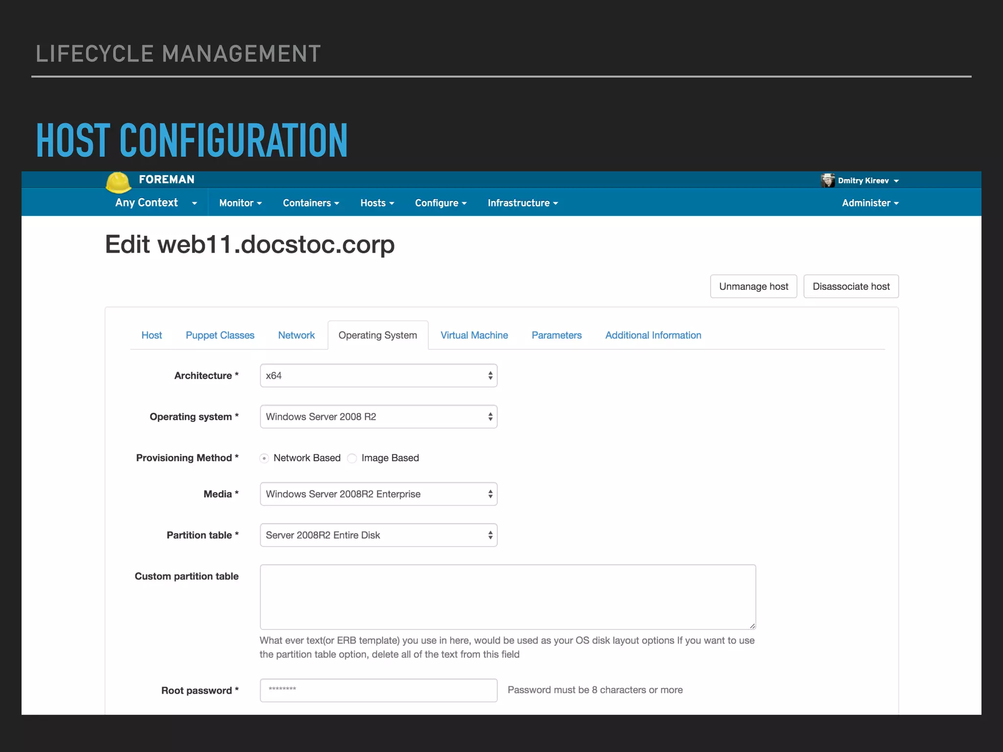 LIFECYCLE MANAGEMENT
UNATTEND.XML
33
Xml kickstart for Windows
 