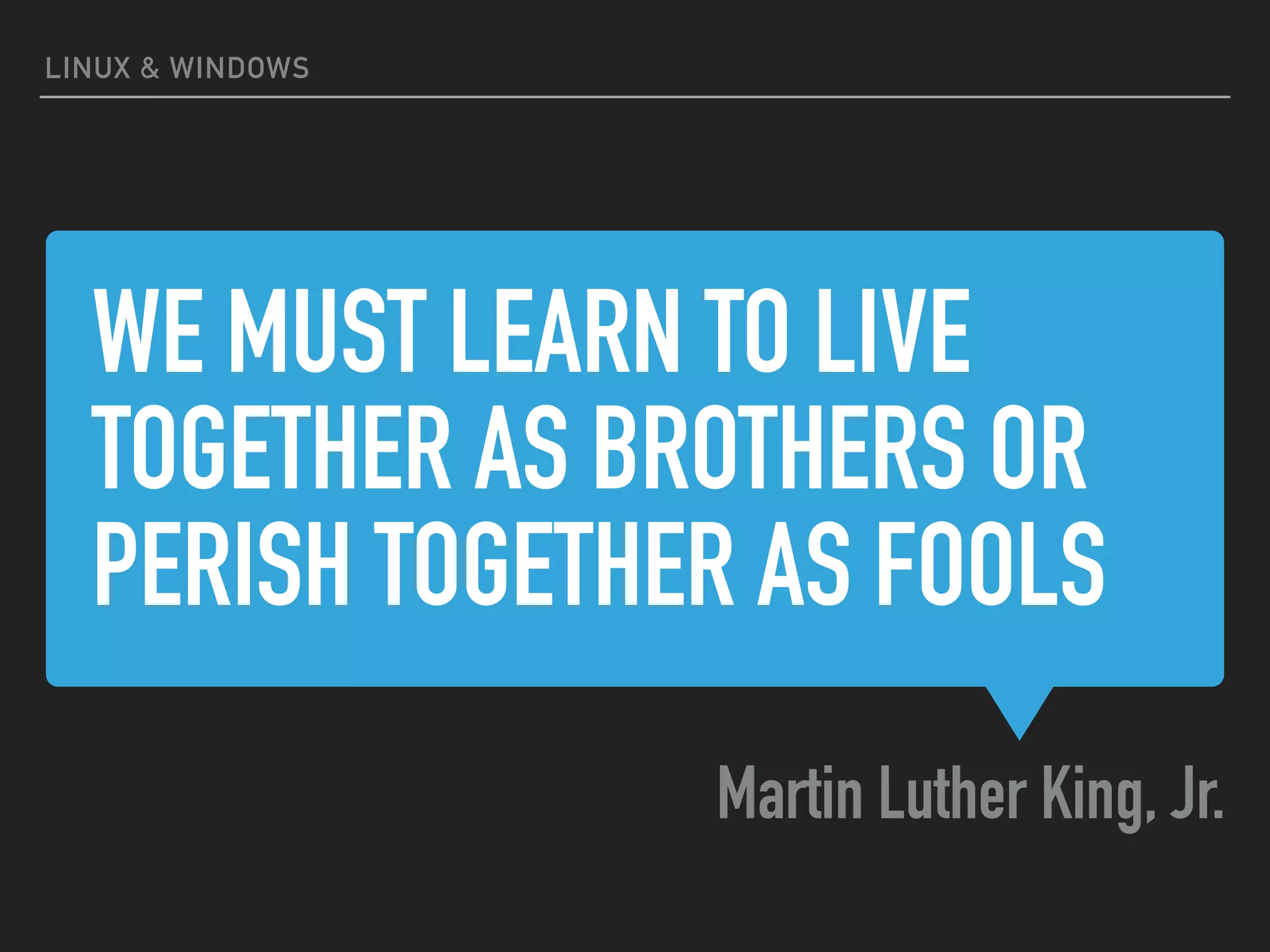 CAN THEY LIVE
TOGETHER?
8
 