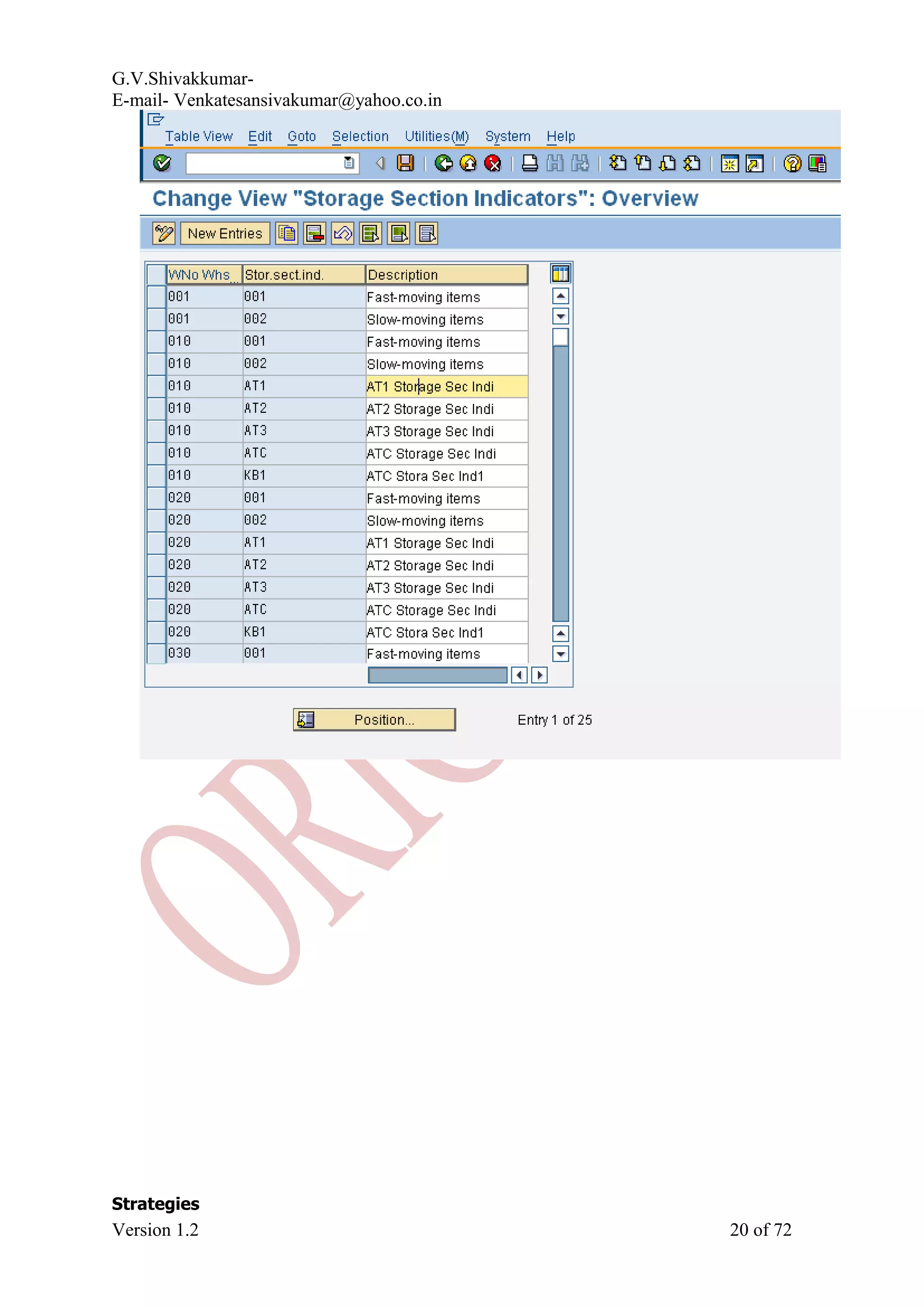 G.V.Shivakkumar- E-mail- Venkatesansivakumar@yahoo.co.in Strategies Version 1.2 20 of 72 